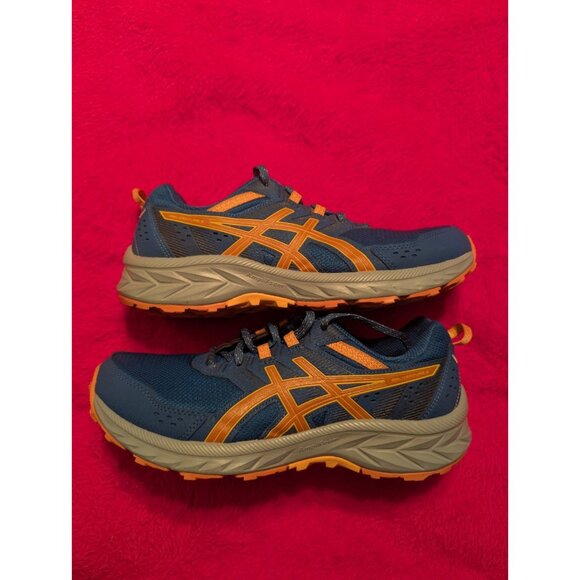 ASICS Gel Venture 9 Women’s Trail Running Shoes Blue Orange Size 10 US Comfort - Picture 1 of 10